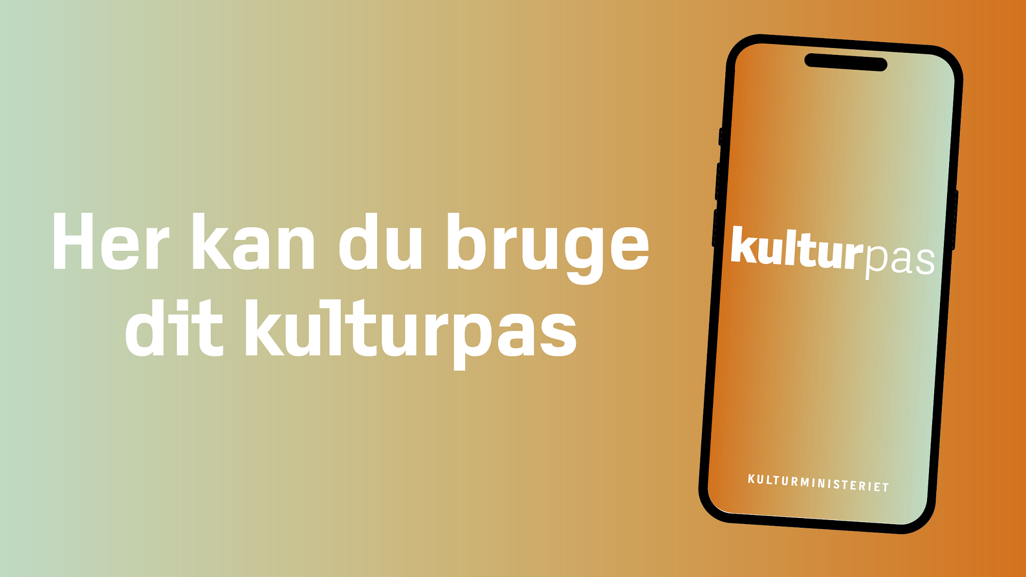 Her kan du bruge dit Kulturpas